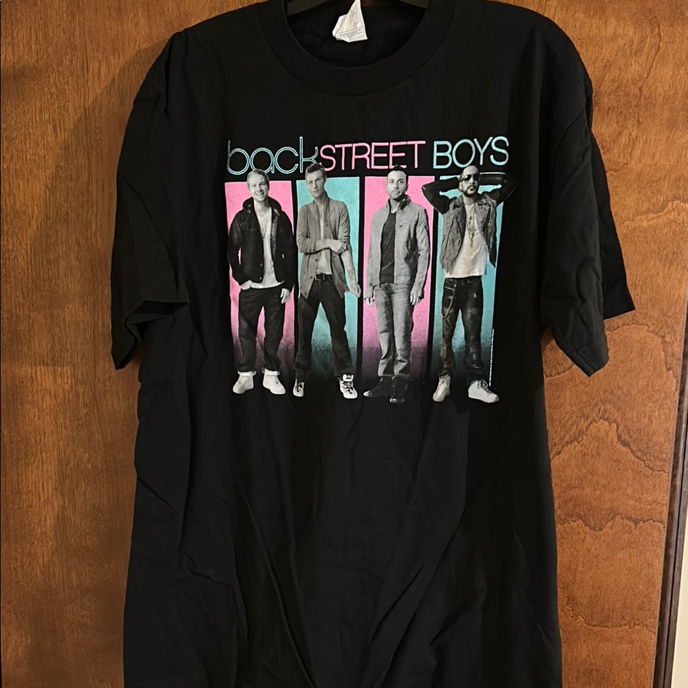 Backstreet Boys Black Graphic T-Shirt
